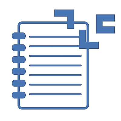 EPS 아이콘 문자 기호 교육 컬러 수업 한글 사람없음 파란색 다이어리 공책 심볼 심볼아이콘 2D아이콘 문구용품 사무용품 파일형식 벡터