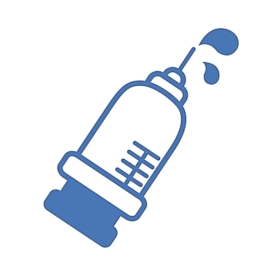 EPS 아이콘 컬러 의료기기 병원 주사기 사람없음 치료 파란색 약 진료 의료용품 심볼 심볼아이콘 주사침 주사통 2D아이콘 의학 통 파일형식 벡터