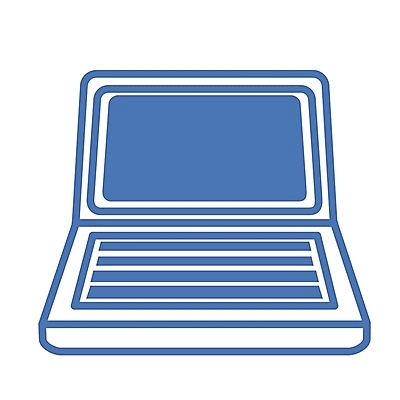 EPS 아이콘 컬러 비즈니스 사람없음 파란색 노트북 전자제품 컴퓨터 가전제품 심볼 오브젝트 심볼아이콘 생활가전 전자사전 2D아이콘 사전 파일형식 벡터