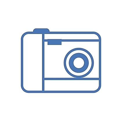 EPS 아이콘 컬러 사람없음 파란색 전자제품 카메라 가전제품 디지털카메라 심볼 심볼아이콘 2D아이콘 파일형식 벡터