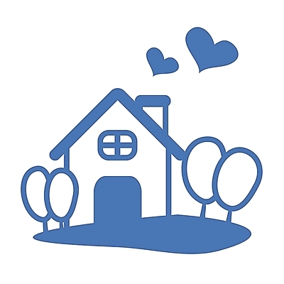 EPS 나무 아이콘 시설물 현대건축 건축 행복 컬러 주택 굴뚝 사랑 사람없음 건물 파란색 화목 하트 심볼 심볼아이콘 건물아이콘 2D아이콘 모양 식물 건축물 감정 컨셉 파일형식 벡터