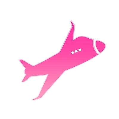 EPS 아이콘 교통수단 분홍색 컬러 교통 항공교통 대중교통 비행기 사람없음 비행 공항 심볼 심볼아이콘 이륙 2D아이콘 교통시설 파일형식 벡터