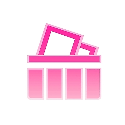 EPS 아이콘 분홍색 컬러 문구용품 사람없음 상자 사무실 사무용품 업무 심볼 심볼아이콘 문서 정리 서류함 2D아이콘 비즈니스 작업 오브젝트 파일형식 벡터