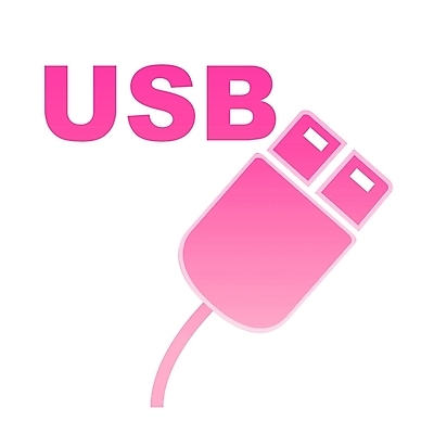 EPS 아이콘 분홍색 컬러 사람없음 컴퓨터 컴퓨터용품 사무용품 부속품 플러그 코드 전기에너지 USB 심볼 심볼아이콘 메모리 단자 2D아이콘 문구용품 전자제품 에너지 오브젝트 파일형식 벡터