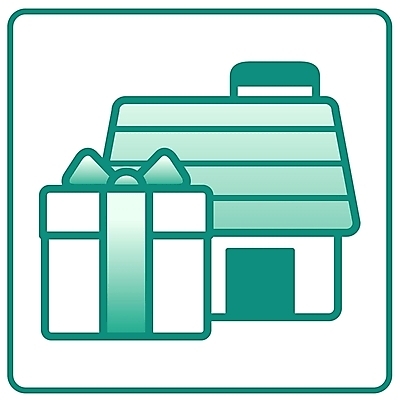 EPS 아이콘 리본 컬러 포장 주택 선물 사람없음 건물 초록색 쇼핑 상자 심볼 오브젝트 심볼아이콘 2D아이콘 건축물 파일형식 벡터