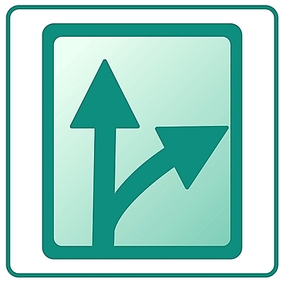 EPS 아이콘 화살표 길 컬러 사람없음 초록색 표지판 오른쪽 방향 갈림길 심볼 오브젝트 심볼아이콘 우회전 직진 2D아이콘 알림판 운전 파일형식 벡터