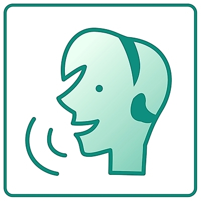 EPS 아이콘 얼굴 컬러 비즈니스 사람없음 초록색 상담원 심볼 심볼아이콘 상담 목소리 음성 가상인물 2D아이콘 상상 신체부위 사무원 파일형식 벡터