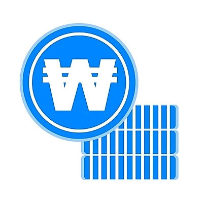 EPS 기호 컬러 돈 일러스트 비즈니스 사람없음 금융 경제 파란색 원화 화폐기호 심볼 오브젝트 심볼아이콘 금괴 국내일러스트 아이콘 문자 재산 황금 화폐 파일형식 벡터