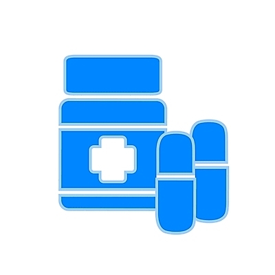 EPS 컬러 일러스트 사람없음 치료 파란색 알약 약 진료 약병 약국 심볼 심볼아이콘 처방 국내일러스트 아이콘 의학 병_담는 파일형식 벡터