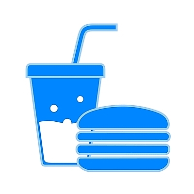 EPS 음료 음식 컬러 일러스트 패스트푸드 사람없음 파란색 햄버거 심볼 심볼아이콘 탄산음료 음식아이콘 국내일러스트 아이콘 인스턴트 탄산 파일형식 벡터