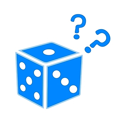 EPS 기호 컬러 생활용품 일러스트 사람없음 파란색 놀이용품 마술 물음표 게임 수수께끼 심볼 심볼아이콘 주사위 주사위놀이 국내일러스트 아이콘 문자 놀이 오브젝트 파일형식 벡터