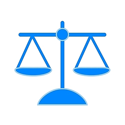 EPS 컬러 과학 일러스트 실험기구 저울 사람없음 파란색 심볼 오브젝트 심볼아이콘 양팔저울 공평 접시저울 평등 국내일러스트 아이콘 컨셉 파일형식 벡터