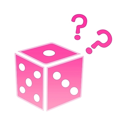 EPS 기호 분홍색 생활용품 일러스트 사람없음 놀이용품 마술 물음표 게임 수수께끼 심볼 심볼아이콘 주사위 주사위놀이 국내일러스트 아이콘 문자 컬러 놀이 오브젝트 파일형식 벡터