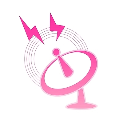 EPS 시설물 현대건축 건축 분홍색 컬러 일러스트 통신 안테나 사람없음 인공위성 전선 심볼 심볼아이콘 위성안테나 방송 전파 위성장비 국내일러스트 아이콘 건축물 장비 파일형식 벡터