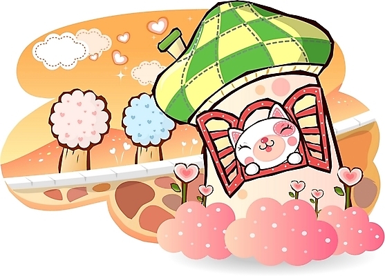 EPS 주간 나무 동물 구름 척추동물 캐릭터 한마리 육지동물 꽃 길 동물캐릭터 꽃밭 일러스트 홍보캐릭터 창문 포유류 하늘 주택 돌담 애니멀프린트 사랑 웃음 사람없음 건물 반려동물 고양이 버섯 하트 고양이캐릭터 일러캐릭터 자연요소 모양 식물 1 건축물 감정 표정 담장 돌_바위 파일형식 벡터