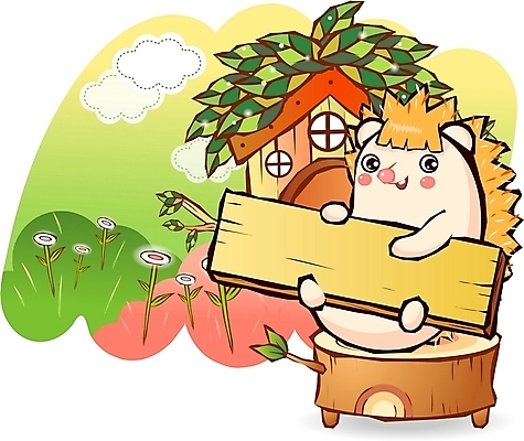 EPS 주간 나무 동물 구름 척추동물 캐릭터 한마리 육지동물 꽃 동물캐릭터 일러스트 홍보캐릭터 포유류 하늘 나뭇잎 주택 애니멀프린트 사람없음 야외 건물 팻말 나무토막 고슴도치캐릭터 일러캐릭터 자연요소 식물 1 건축물 잎 프레임 고슴도치 파일형식 벡터