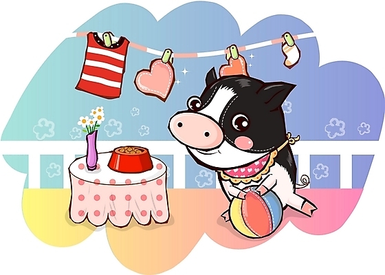 EPS 동물 척추동물 캐릭터 한마리 육지동물 옷 동물캐릭터 일러스트 홍보캐릭터 공 포유류 식탁 양말 주택 실내 애니멀프린트 집게 사랑 사람없음 꽃병 하트 돼지 놀이기구 빨랫줄 먹이 돼지캐릭터 먹이통 미니돼지 일러캐릭터 모양 1 꽃 감정 줄 탁자 내부 건물 파일형식 벡터