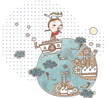 EPS 여자 일러스트 공장 청소년 어류 한명 사람 10대 자연보호 환경 환경오염 오염 톱니바퀴 산업시설 매연 대기오염 선박 여자만 여자한명만 십대만 십대여자만 십대여자한명만 국내일러스트 1 산업 컨셉 수상교통 공업 자연 수중동물 보호 파일형식 벡터