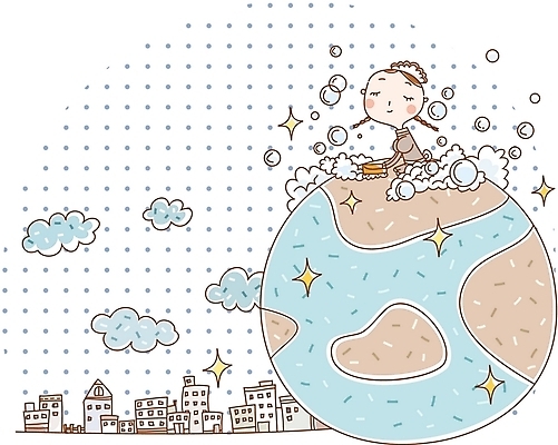 EPS 구름 여자 지구 일러스트 청소년 한명 사람 건물 10대 자연보호 환경 거품 환경오염 오염 청소 광택 메이드 시녀 여자만 여자한명만 십대만 십대여자만 십대여자한명만 국내일러스트 자연요소 1 건축물 컨셉 자연 보호 파일형식 벡터