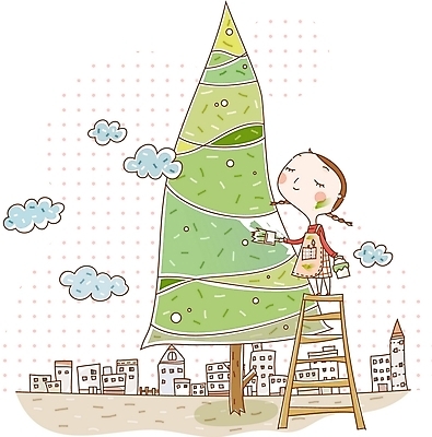 EPS 나무 구름 여자 일러스트 사다리 청소년 한그루 한명 사람 야외 건물 10대 판타지 환경 페인트 물감 식목일 그림 여자만 여자한명만 십대만 십대여자만 십대여자한명만 국내일러스트 자연요소 식물 1 건축물 기념일 상상 미술도구 도구 파일형식 벡터