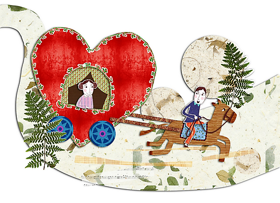 PSD 나무 커플 여자 남자 행복 감정 일러스트 사랑 사람 소년 두명 하트 말_동물 콜라주 마차 국내일러스트 모양 식물 어린이 교통수단 포유류 관계 파일형식