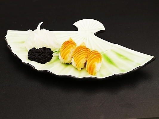 포토 JPG 스튜디오촬영 접시 음식 실내 누끼 사람없음 가로 초밥 연어 연어초밥 캐비아 일본음식 국내포토 식기 식재료 어류 내부 파일형식