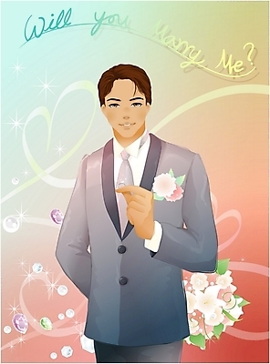 EPS 남자 꽃다발 신랑 결혼 프로포즈 일러스트 한명 사람 이벤트 20대 성인 결혼반지 남자만 남자한명만 성인남자만 청년만 청년남자만 청년남자한명만 성인한명만 성인남자한명만 성인만 국내일러스트 1 꽃 청년 반지 파일형식 벡터