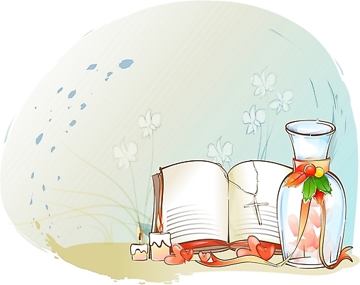 EPS 기독교 종교 일러스트 목걸이 초 종교용품 유리병 기독교용품 사랑 사람없음 성경 하트 오브젝트 국내일러스트 모양 감정 장신구 병_용기 파일형식 벡터