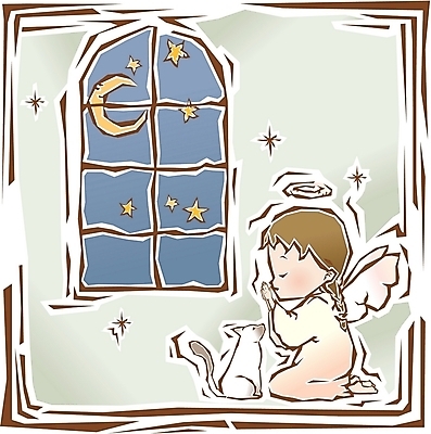 EPS 클립아트 여자 별 기독교 종교 일러스트 창문 천사 실내 도장 고양이 달 기도 아기 야간 판화 여자만 가상인물 국내일러스트 자연요소 포유류 상상 미술 사람 내부 반려동물 파일형식 벡터