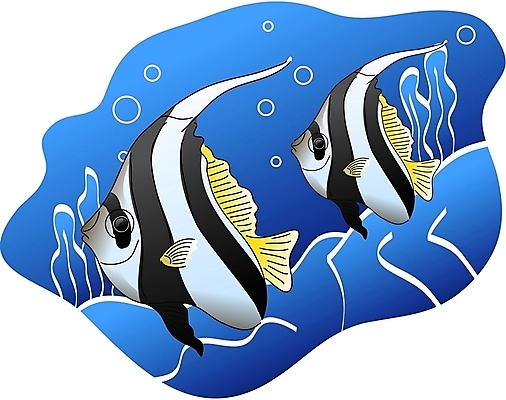 EPS 클립아트 동물 척추동물 한마리 야생동물 일러스트 어류 사람없음 바닷속 열대어 국내일러스트 1 수중 수중동물 파일형식 벡터