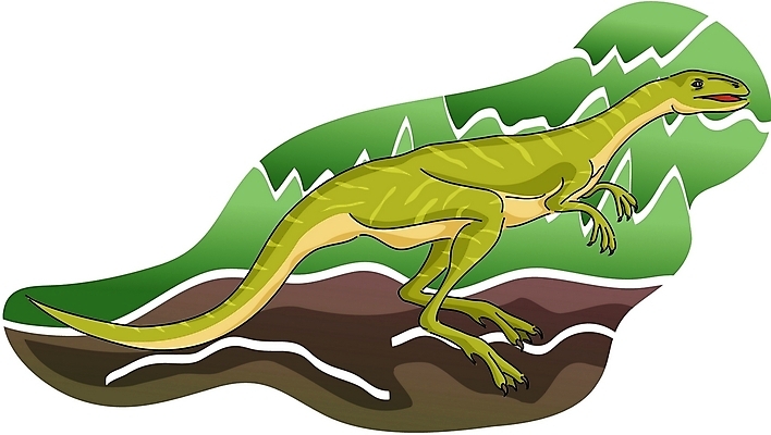 EPS 클립아트 동물 척추동물 캐릭터 한마리 야생동물 일러스트 파충류 사람없음 공룡 공룡캐릭터 레소토사우루스 일러캐릭터 1 파일형식 벡터