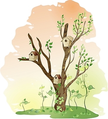 EPS 클립아트 나무 식물 일러스트 한그루 사람없음 국내일러스트 1 파일형식 벡터