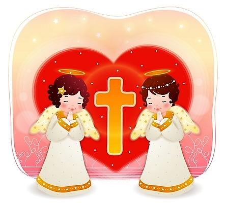 EPS 캐릭터 별 기독교 종교 십자가 날개 일러스트 상상 천사 기도 하트 종교캐릭터 가상인물 일러캐릭터 자연요소 모양 파일형식 벡터