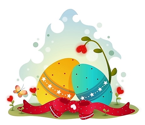 EPS 아이콘 꽃 리본 기독교 종교 음식 나비 식재료 부활절 사람없음 장식 계란 알 하트 기독교아이콘 2D아이콘 모양 식물 기념일 곤충 파일형식 벡터