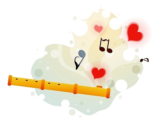 EPS 아이콘 기독교 종교 악기 음악 연주 음표 관악기 사람없음 하트 오브젝트 피리 기독교아이콘 2D아이콘 모양 기호 문화예술 목관악기 파일형식 벡터