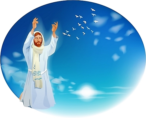 EPS 구름 기념일 남자 기독교 종교 일러스트 조류 하늘 부활절 한명 사람 20대 성인 믿음 기도 예수 비둘기 신앙심 남자만 남자한명만 성인남자만 청년만 청년남자만 청년남자한명만 성인한명만 성인남자한명만 성인만 국내일러스트 자연요소 동물 1 감정 이벤트 청년 신_종교 파일형식 벡터