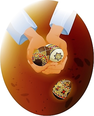 EPS 손 기념일 기독교 종교 음식 일러스트 식재료 부활절 사람없음 믿음 계란 알 예수 신앙심 국내일러스트 감정 이벤트 신체부위 신_종교 파일형식 벡터