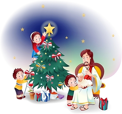 EPS 나무 식물 여자 기념일 남자 별 리본 기독교 종교 화분 어린이 다수 크리스마스 의자 일러스트 사다리 선물 사람 소녀 소년 여러명 장식 선물상자 크리스마스트리 양 예수 하나님 신 국내일러스트 자연요소 가구 포유류 이벤트 상자 도구 신_종교 파일형식 벡터