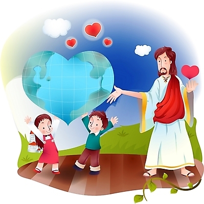 EPS 구름 여자 남자 기독교 종교 지구 어린이 줄기 잎 일러스트 하늘 산 사랑 사람 소녀 소년 세명 글로벌 하트 예수 하나님 신 국내일러스트 자연요소 모양 식물 감정 신_종교 파일형식 벡터