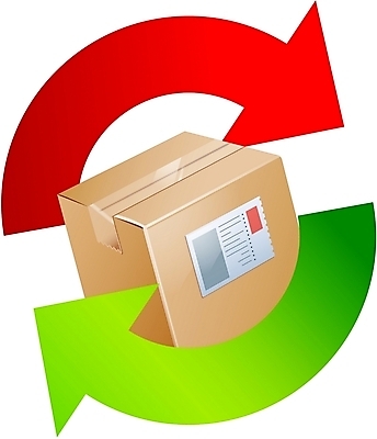 EPS 산업 화살표 일러스트 사람없음 상자 운송업 배송 오브젝트 택배 반품 국내일러스트 상품 파일형식 벡터