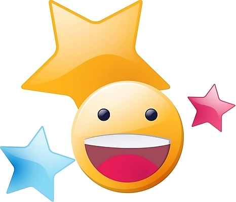 EPS 별 일러스트 미소 웃음 이벤트 사람없음 이모티콘 국내일러스트 자연요소 표정 파일형식 벡터