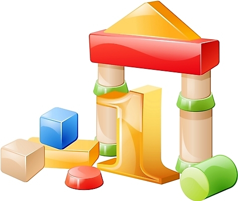 EPS 생활용품 일러스트 사람없음 놀이용품 블록 우승 휘장 국내일러스트 최고 오브젝트 파일형식 벡터