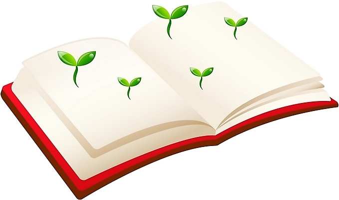 EPS 식물 일러스트 비즈니스 사람없음 책 새싹 공책 시작 국내일러스트 문구용품 파일형식 벡터 오브젝트