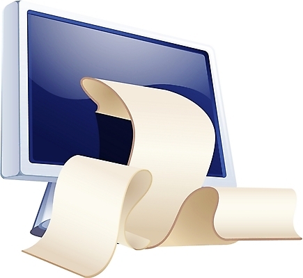 EPS 일러스트 비즈니스 사람없음 모니터 문서 문서작업 용지 국내일러스트 종이 컴퓨터 파일형식 벡터