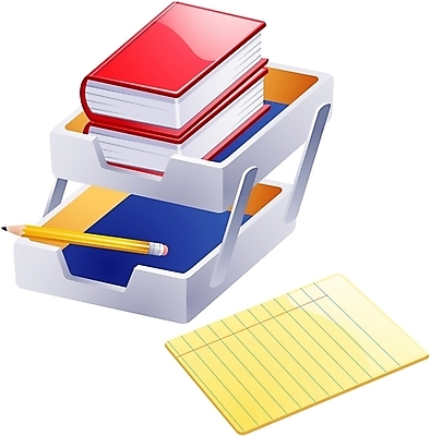 EPS 일러스트 비즈니스 문구용품 사람없음 간행물 책 연필 사무용품 공책 서류박스 국내일러스트 학용품 상자 필기구 오브젝트 파일형식 벡터