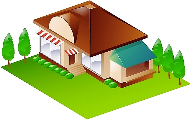 EPS 나무 아이콘 시설물 현대건축 건축 사람없음 건물 하이앵글 식당 카페 펄아이콘 2D아이콘 식물 건축물 뷰포인트 상점 파일형식 벡터