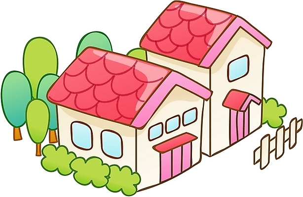 EPS 나무 아이콘 시설물 현대건축 건축 큐티아이콘 주택 사람없음 건물 울타리 2D아이콘 식물 건축물 담장 파일형식 벡터