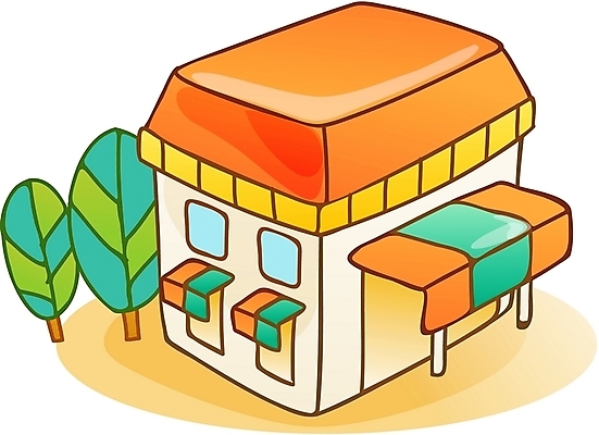 EPS 나무 아이콘 시설물 현대건축 건축 큐티아이콘 사람없음 건물 상점 식당 카페 2D아이콘 식물 건축물 파일형식 벡터