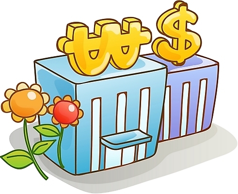 EPS 아이콘 시설물 현대건축 건축 꽃 큐티아이콘 빌딩 사람없음 건물 달러 은행 2D아이콘 식물 건축물 돈 금융 파일형식 벡터