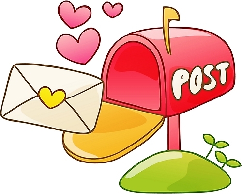 EPS 아이콘 문화 편지봉투 큐티아이콘 사람없음 새싹 우체통 하트 편지 오브젝트 2D아이콘 모양 식물 봉투 파일형식 벡터